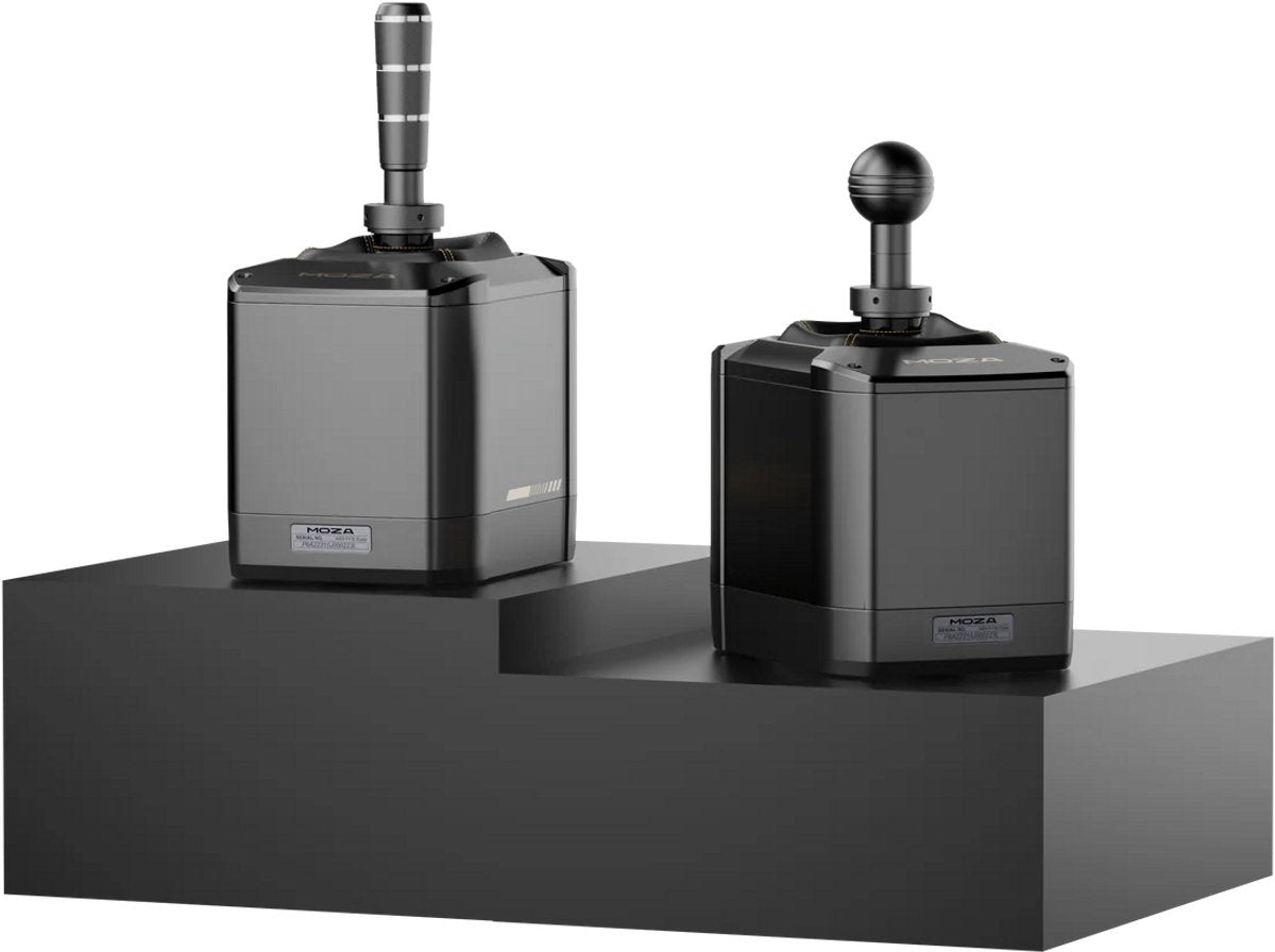 Moza Racing Active Shifter Knob + AB9 Base Bundle - Levier de vitesses avec base - Force Feedback - H-pattern, séquentiel, frein à main