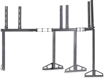 Playseat TV Stand Pro – Support Triple Écran Extensible – Argenté
