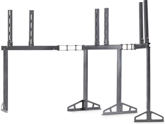 Playseat TV Stand Pro – Support Triple Écran Extensible – Argenté