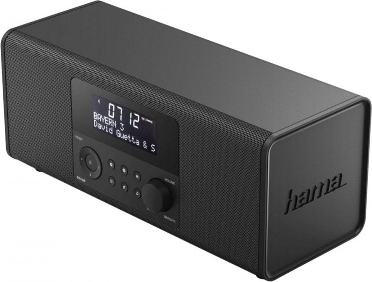 Hama DR1400 – Radio numérique DAB/DAB+/FM – Compacte et facile à utiliser