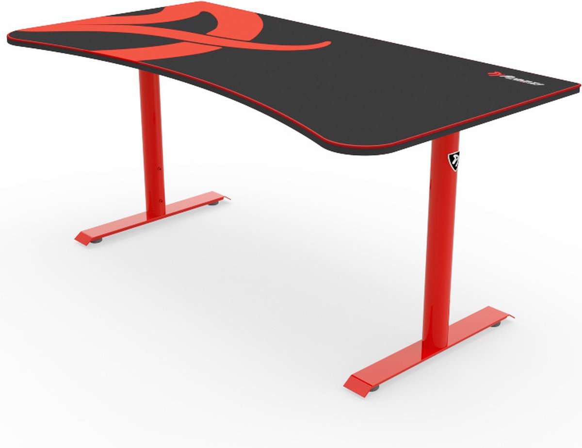 Arozzi Arena - Bureau de jeu - Structure rouge + Plateau Arena Box2 - Noir