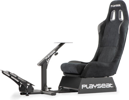 Playseat® Evolution - Siège de course ajustable - Cockpit pliable - Revêtement Alcantara - Noir