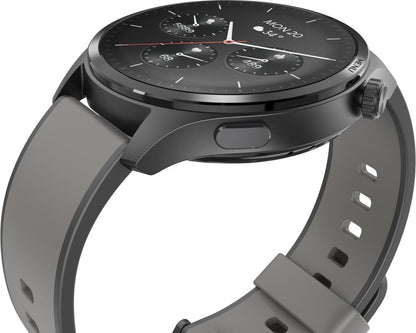 Hama Smartwatch 9000 – Montre connectée Anthracite avec Appels, Bluetooth, Double GPS, AMOLED 36 mm, Étanche