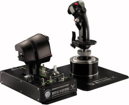 Thrustmaster Hotas Warthog - Système de contrôle de vol - Joystick et manette des gaz pour PC - métal - pour PC