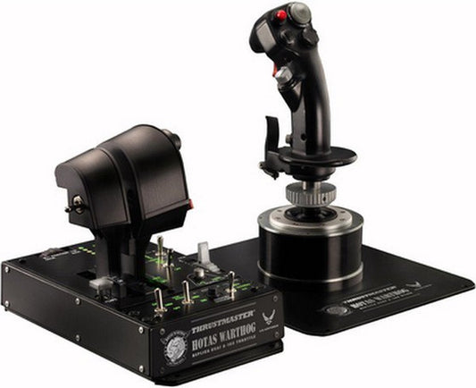 Thrustmaster Hotas Warthog - Système de contrôle de vol - Joystick et manette des gaz pour PC - métal - pour PC