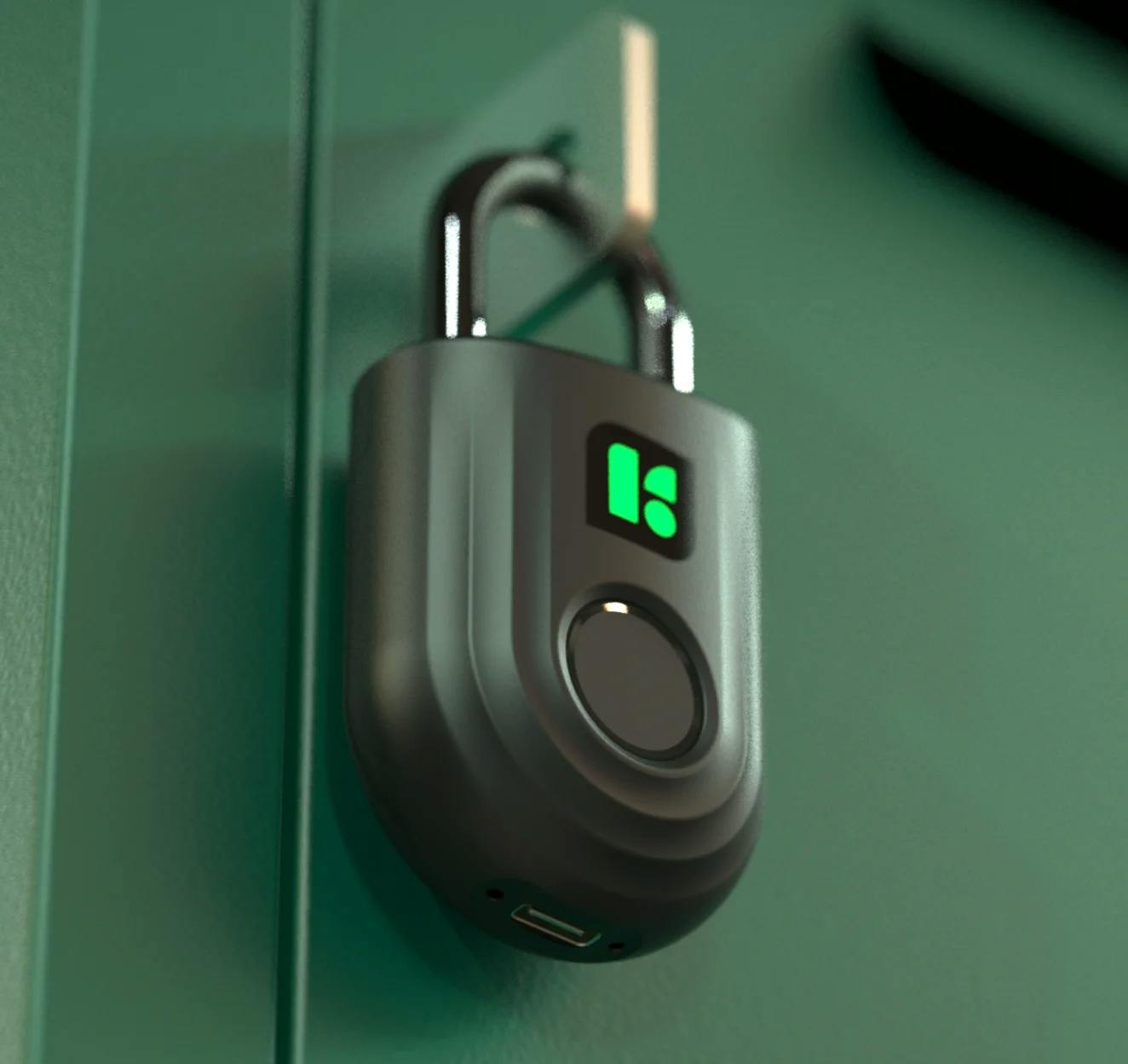 igloohome Padlock Lite SP3 – Cadenas Connecté Compact – Noir