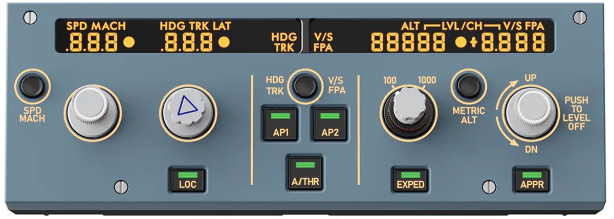 MOZA MA3F EFCM – Bundle FCU + 2 Modules EFIS Style Airbus A320 – PC