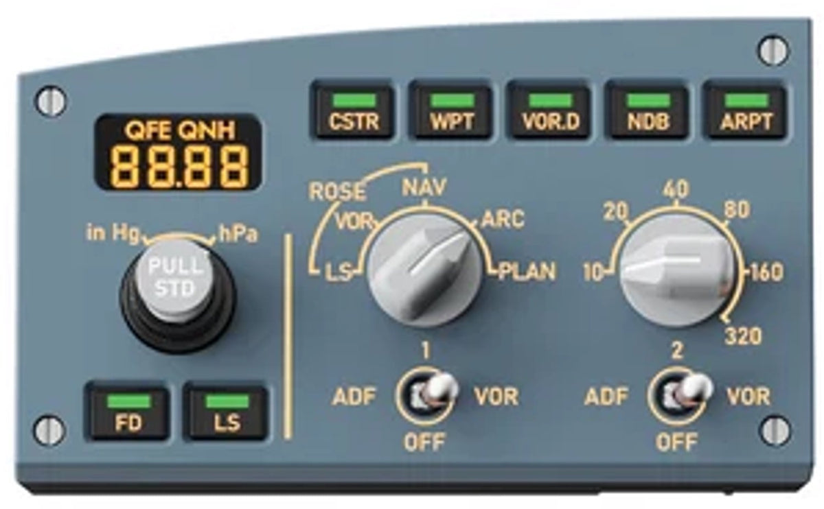 MOZA MA3F EFCM – Bundle FCU + 2 Modules EFIS Style Airbus A320 – PC