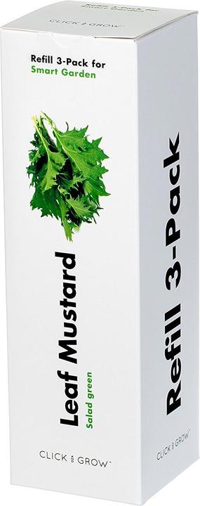 Click & Grow Moutarde feuille / 3-pack – Capsules de moutarde verte pour jardin d’intérieur intelligent