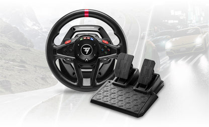 Thrustmaster T128-X + TH8S Shifter - Volant de course avec pédales - Force Feedback - avec levier de vitesse - Xbox Series et PC
