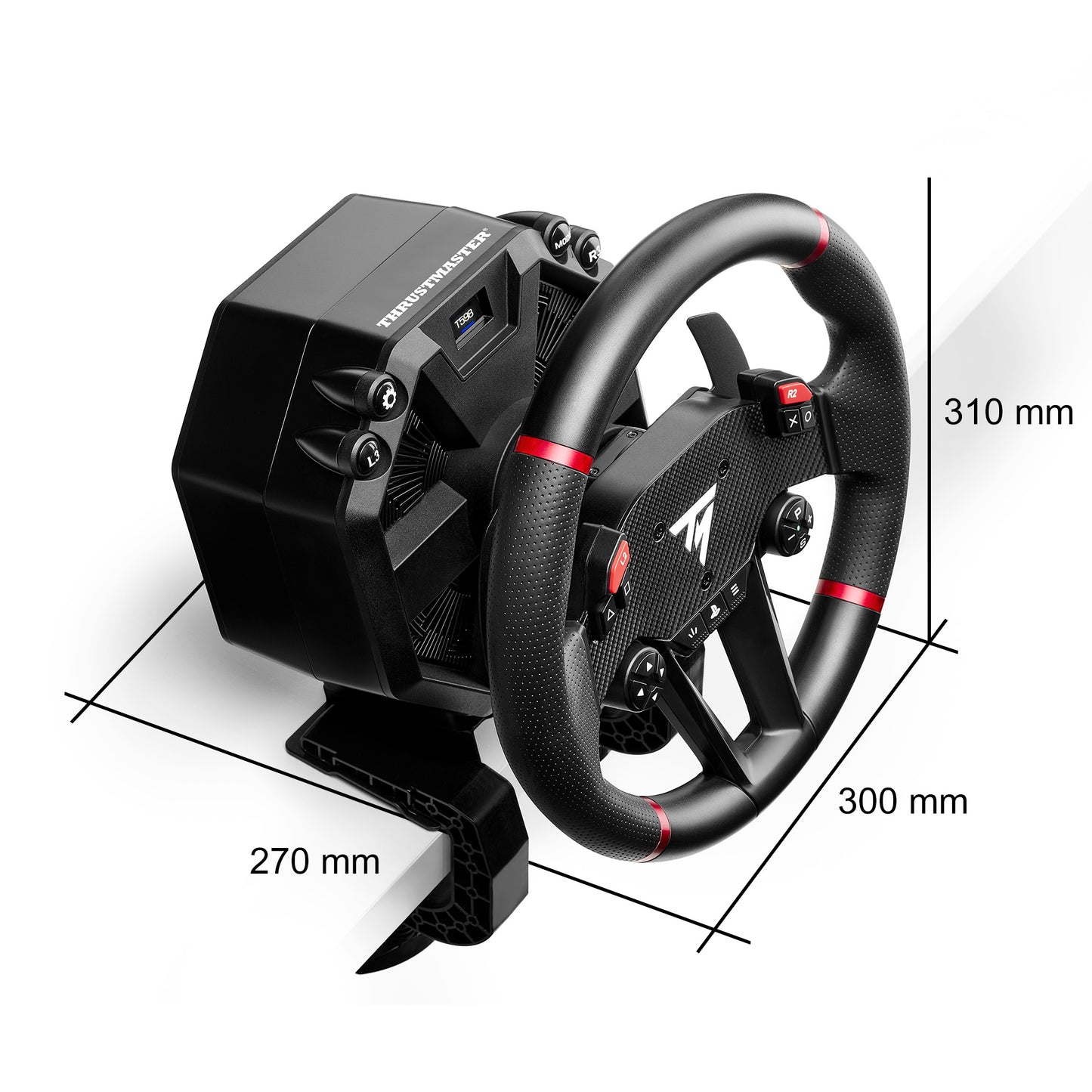Thrustmaster T598-P - Volant de course et pédales - Direct Axial Drive 10 Nm Force Feedback - Pour PS5, PS4, PC