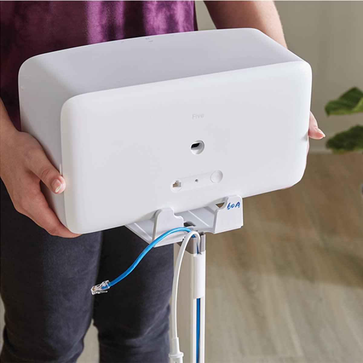 Sanus Support Enceinte WSS52-W2 pour Sonos Five/Play:5 – Blanc