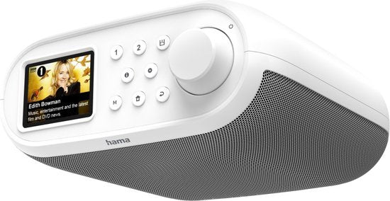 Hama Radio numérique "DIR400" – DAB+/Radio Internet/Bluetooth® RX/App – Blanc