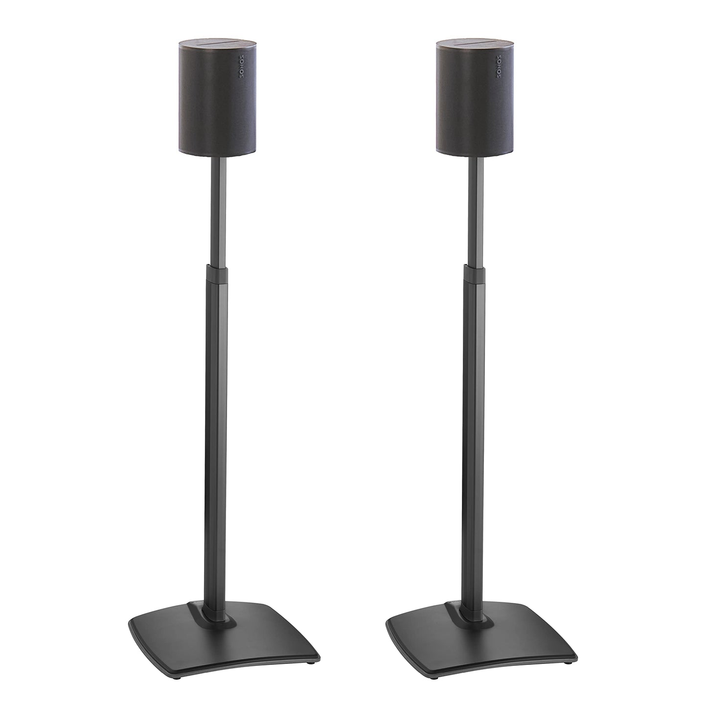 Sanus Pieds d’Enceinte Réglables WSSE1A2-B2 pour Sonos Era 100 – Lot de 2 – Noir