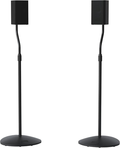 SANUS HTBS – Pieds d'Enceintes Universels Réglables – Lot de 2 – Noirs
