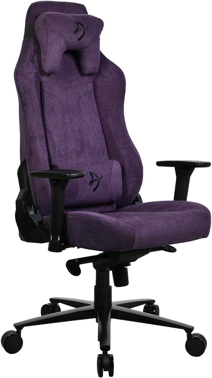 Arozzi Avanti SoftFabric - Chaise gaming ergonomique - Violet Pure