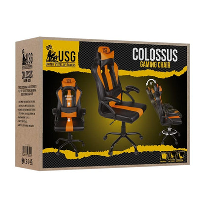 Konix USG Colossus – Chaise gaming ergonomique – Structure renforcée – Appui lombaire