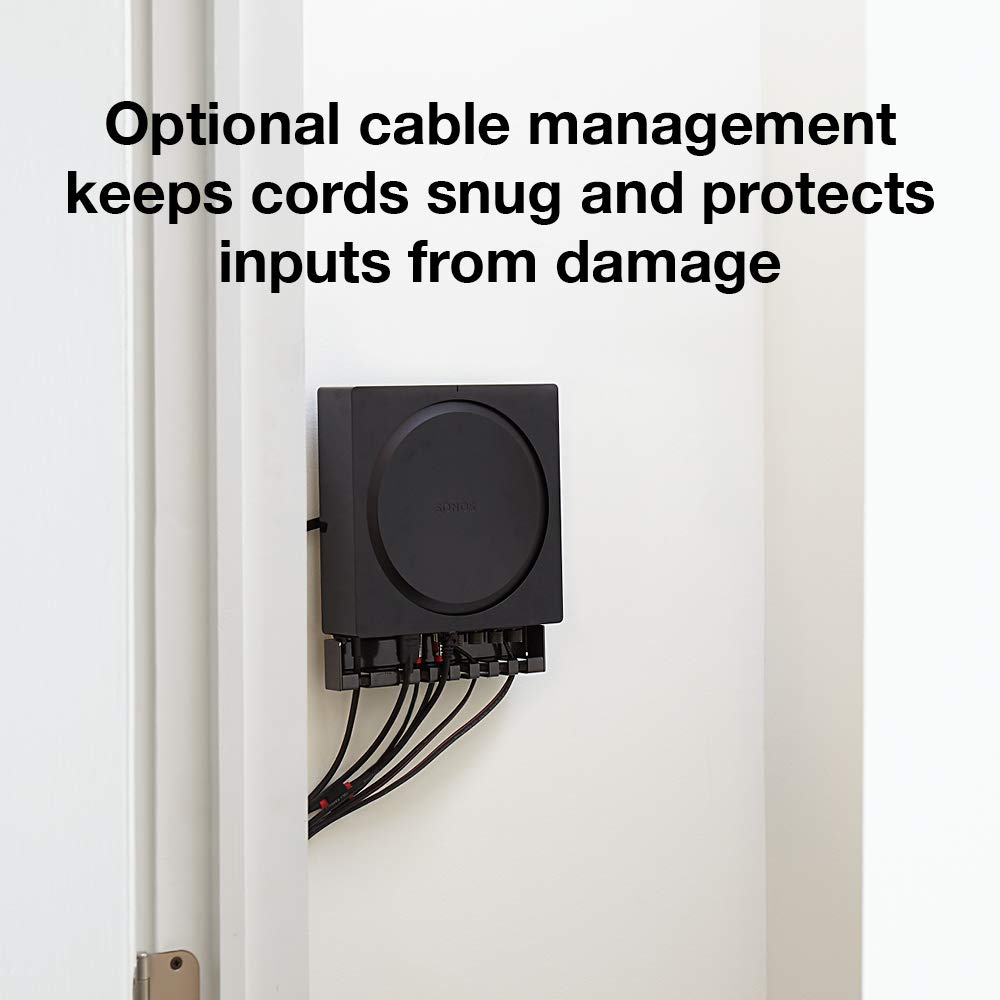 Sanus Support Mural WSSCAM1 pour Sonos™ Amp – Noir