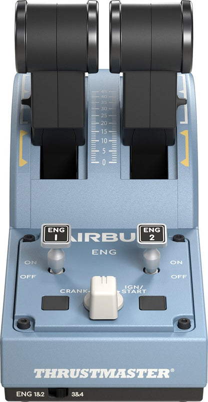 Thrustmaster TCA Quadrant Airbus Edition - Réplique manette des gaz Airbus - pour PC - 2 axes, 16 commandes - technologie magnétique H.E.A.R.T.