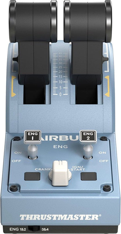 Thrustmaster TCA Officer Pack Airbus Edition - Système de contrôle de vol - Joystick et manette des gaz - pour PC