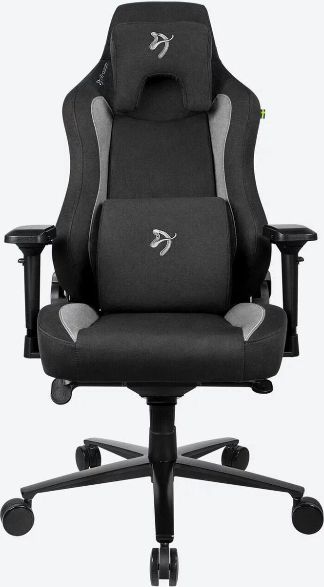 Arozzi Vernazza - Chaise gaming - Tissu ultra doux - Noir