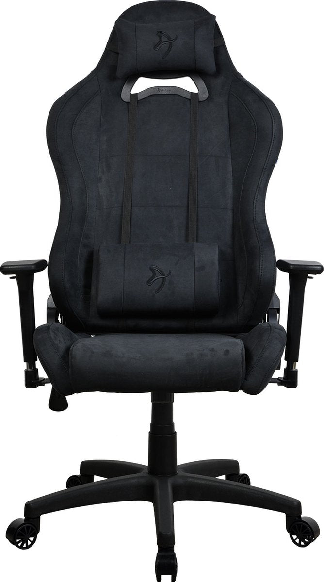 Arozzi Torretta SuperSoft™ - Chaise gaming - Tissu ultra doux - Noir intégral