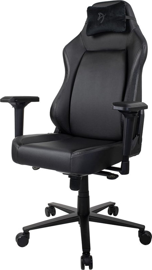 Arozzi Primo - Chaise gaming haut de gamme - Cuir - Noir