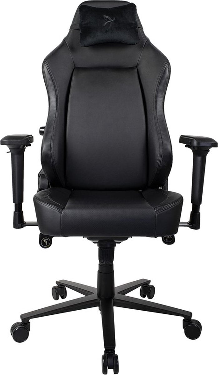 Arozzi Primo - Chaise gaming haut de gamme - Cuir - Noir