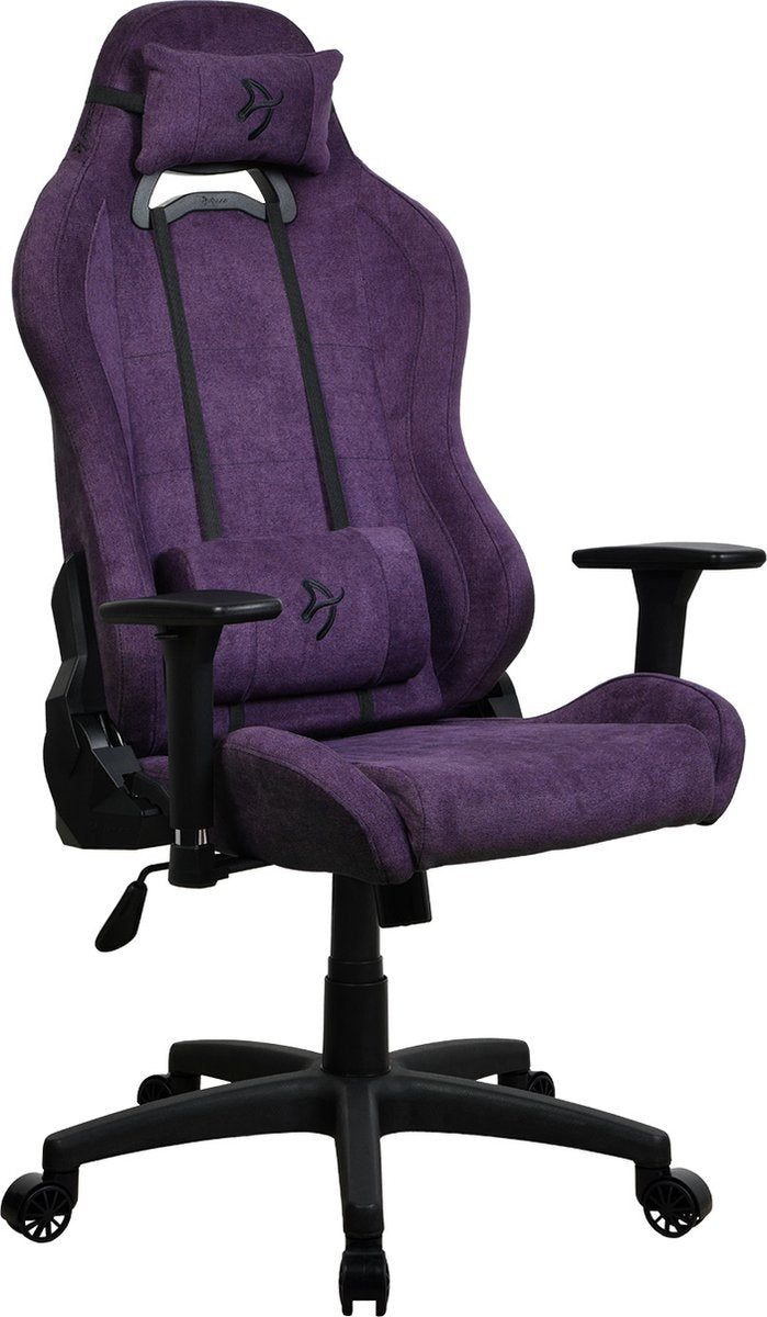 Arozzi Torretta SoftFabric - Chaise gaming - Tissu doux - Violet