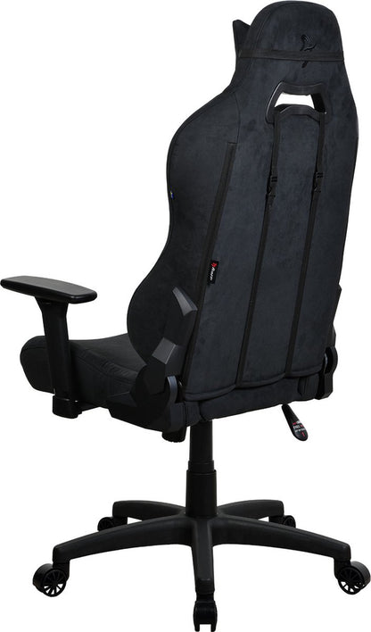 Arozzi Torretta SuperSoft™ - Chaise gaming - Tissu ultra doux - Noir intégral