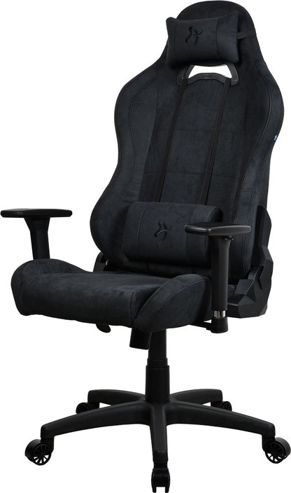 Arozzi Torretta SuperSoft™ - Chaise gaming - Tissu ultra doux - Noir intégral