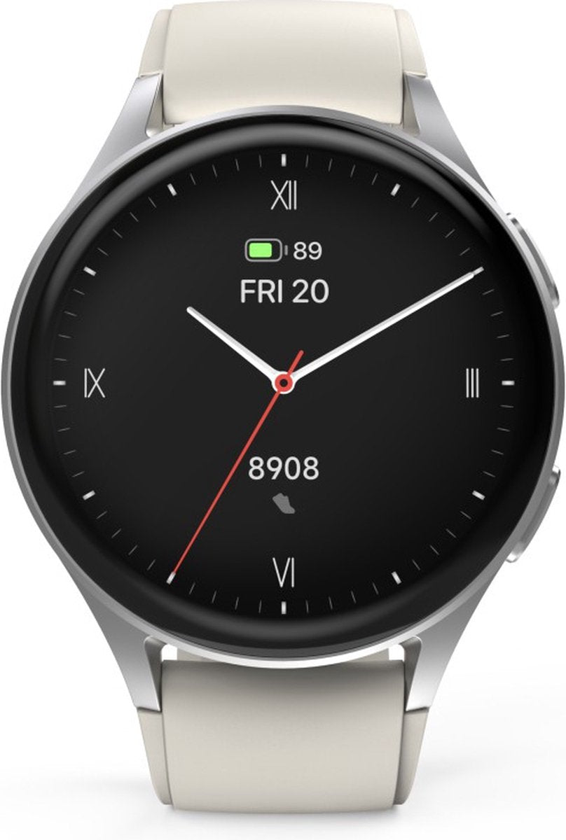 Hama Smartwatch 8900 – Montre Connectée Argent avec Téléphone, GPS, Écran AMOLED, Étanche & 110+ Modes Sport