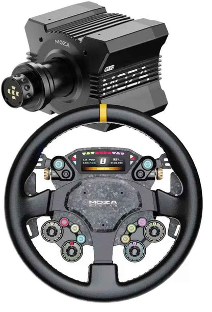 MOZA R9 V3 + CS V2P – Bundle Sim Racing Direct Drive 9 Nm – PC