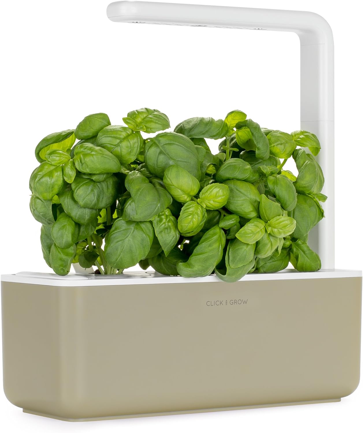 Click & Grow Smart Garden 3, Beige – Jardin d’intérieur intelligent avec lumière LED et 3 capsules
