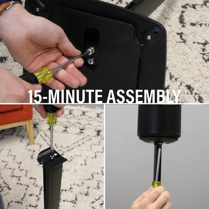 Sanus Pieds d’Enceinte Réglables WSSE1A2-B2 pour Sonos Era 100 – Lot de 2 – Noir