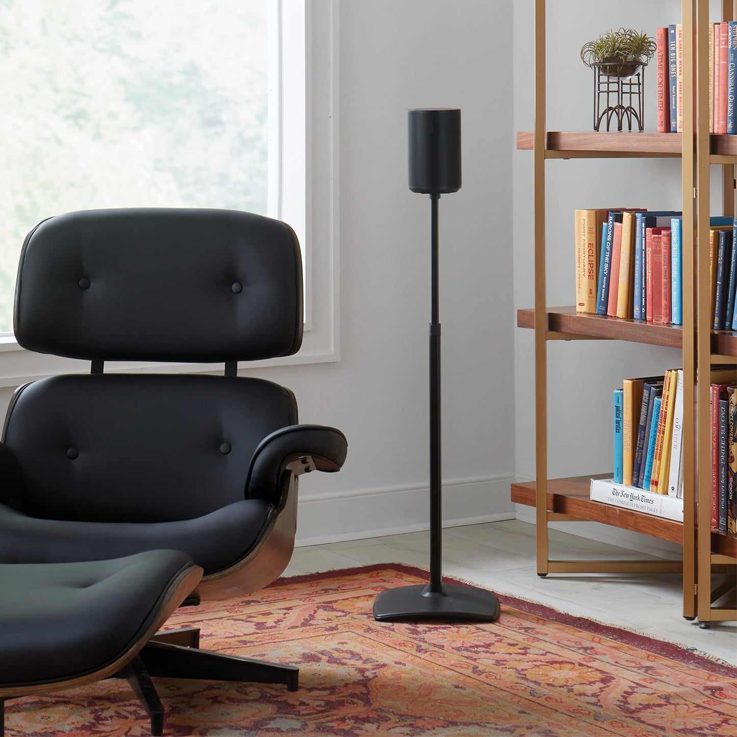 Sanus Pieds d’Enceinte Réglables WSSE1A2-B2 pour Sonos Era 100 – Lot de 2 – Noir