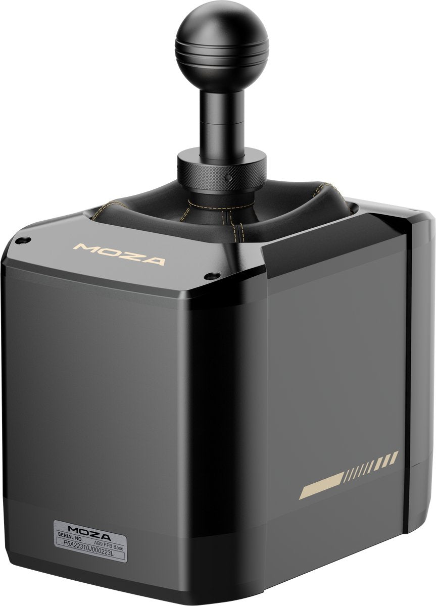 Moza Racing Active Shifter Knob + AB9 Base Bundle - Levier de vitesses avec base - Force Feedback - H-pattern, séquentiel, frein à main