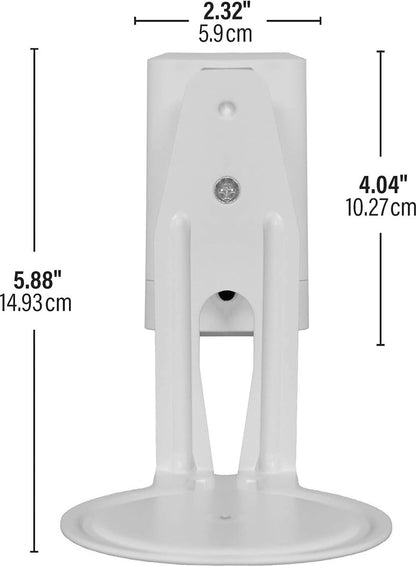 Sanus Supports Muraux WSWME12-W2 pour Enceintes Sonos Era 100 – Lot de 2 – Blanc