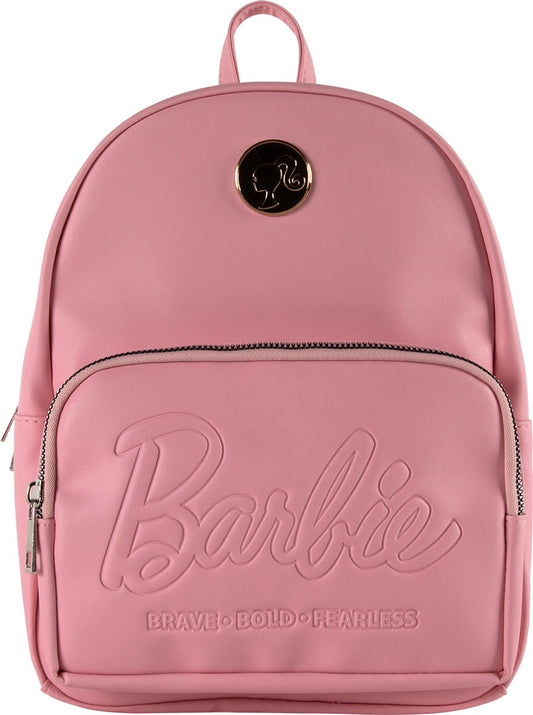 Barbie - Petit Sac à Dos - 27 cm x 21 cm - Double Fermeture Éclair - 3 Compartiments