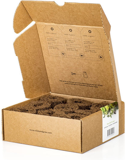 Click & Grow Recharge Mix de Feuilles à Salade – 9 Capsules (3x3) pour Jardin Intelligent