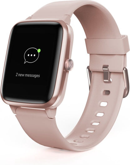 Hama Fit Watch 5910 – Montre Connectée GPS Étanche avec Suivi Cardiaque – Rose