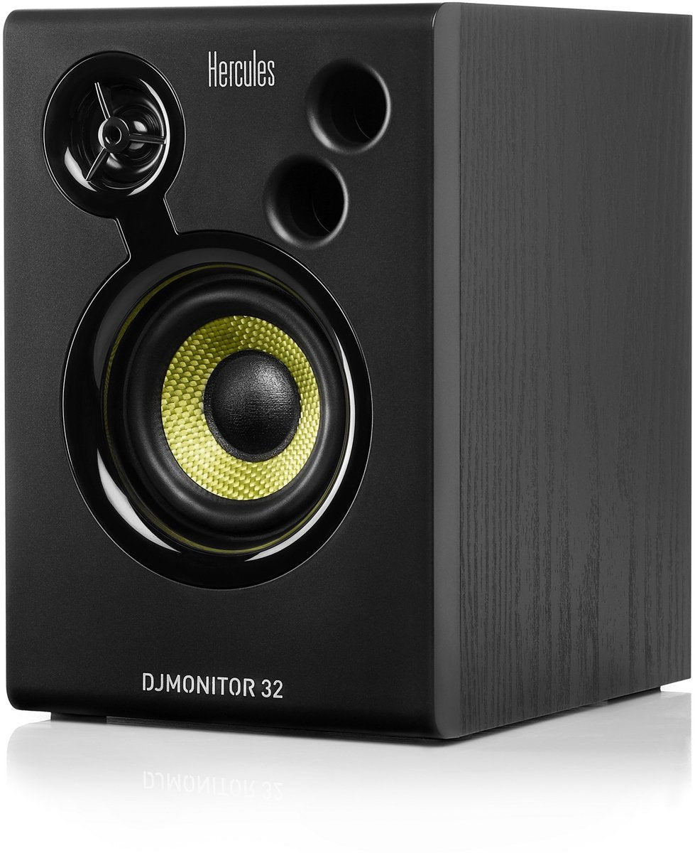 Hercules DJMonitor 32 + HDP DJ45 – Enceintes DJ 2x15W + Casque DJ – Noir