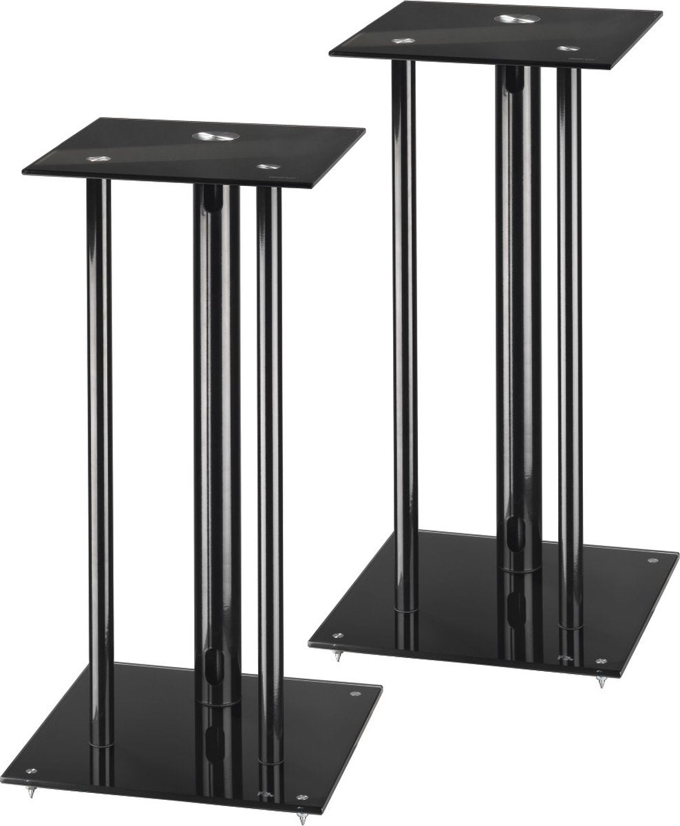 Hama Speaker Stand Next – Lot de 2 Pieds pour Enceintes – Noir