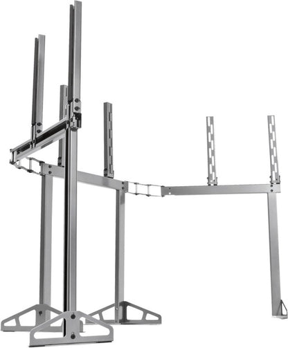 Playseat TV Stand Pro – Support Triple Écran Extensible – Argenté