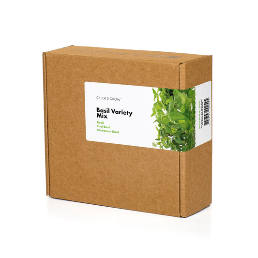 Click & Grow Recharge Mix de Basilics – 9 Capsules (3x3) pour Jardin Intelligent