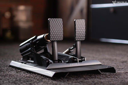 MOZA mBooster Active Pedal Set - Jeu de pédales avec retour de force et réglages avancés