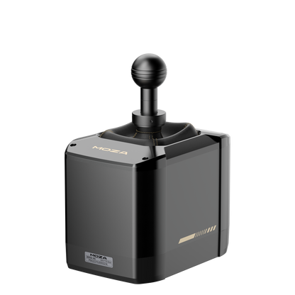 Moza Racing Active Shifter Knob + AB9 Base Bundle - Levier de vitesses avec base - Force Feedback - H-pattern, séquentiel, frein à main