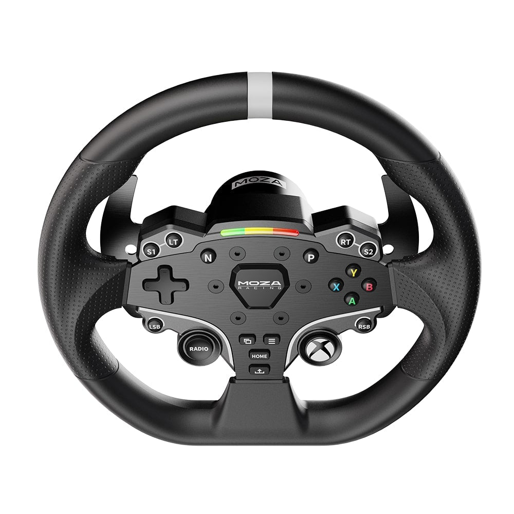Moza Racing R12 V2 Bundle – Base Direct Drive 12Nm + volant ESX + pédales CRP2 – Xbox & PC