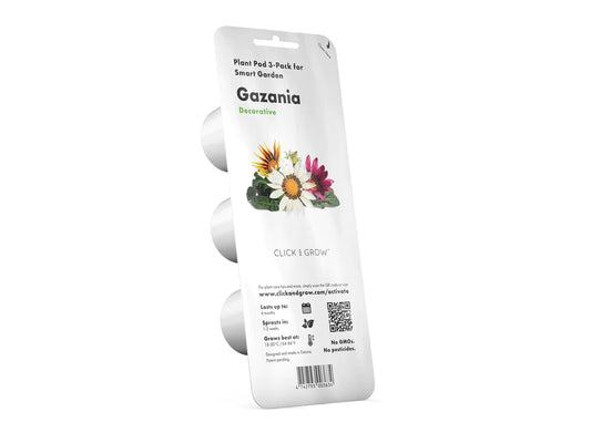 Click & Grow Gazania / 3-pack – Capsules florales éclatantes pour jardin d’intérieur intelligent