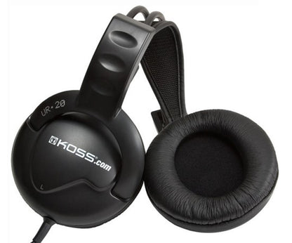 Koss UR-20 Casque Audio – Confort Over-Ear – Noir